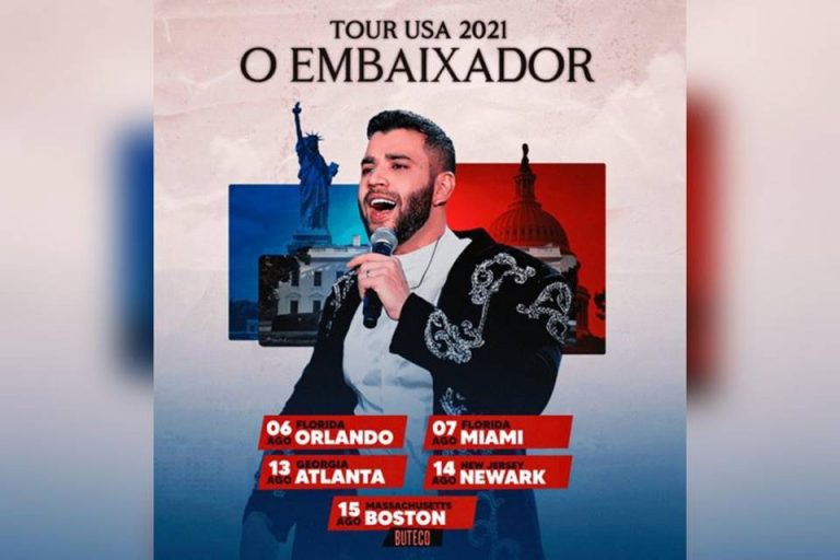 Gusttavo Lima embarca para Tour nos EUA Tono Show